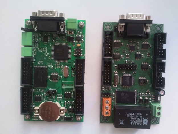 Tarjetas biznaga y su copia, cara de componentes.